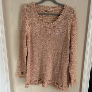 Soft Surroundings Blush Knit Sweater
